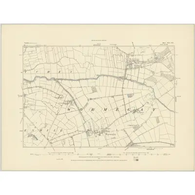 1884 Map of Norfolk XLV.SE