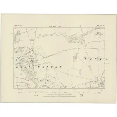 1884 Map of Norfolk XLVI.NE