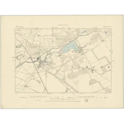 1884 Map of Norfolk XLVI.SE
