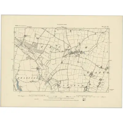 1885 Map of Norfolk XX.SW