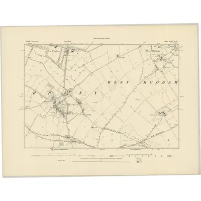 1885 Map of Norfolk XXIV.SW