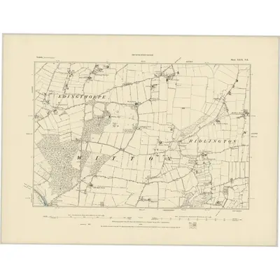 1885 Map of Norfolk XXIX.NE