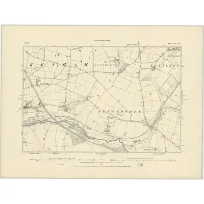 1885 Map of Norfolk XXV.NE