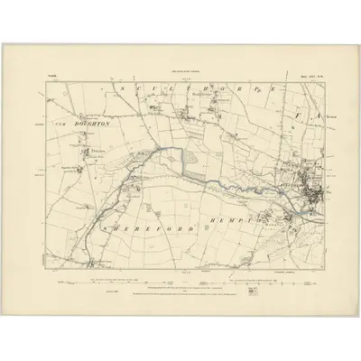 1885 Map of Norfolk XXV.NW