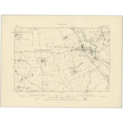 1885 Map of Norfolk XXV.SE