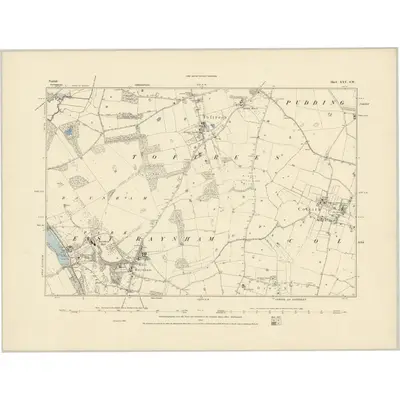 1885 Map of Norfolk XXV.SW