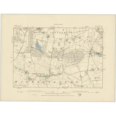 1885 Map of Norfolk XXVI.NE