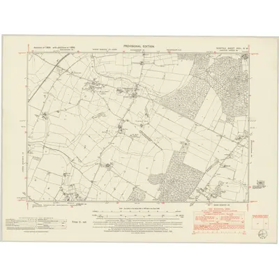1950 Map of Norfolk XXVI.NW, 1952 Print
