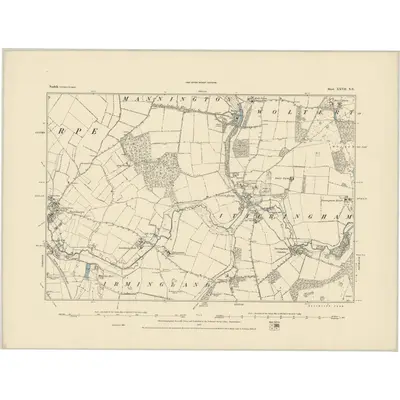 1885 Map of Norfolk XXVII.NE