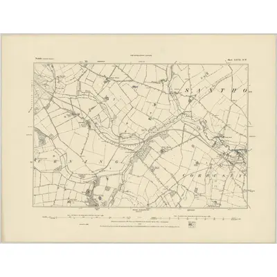 1885 Map of Norfolk XXVII.NW