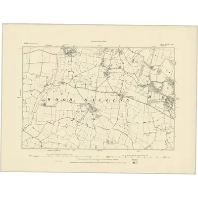 1885 Map of Norfolk XXVII.SW