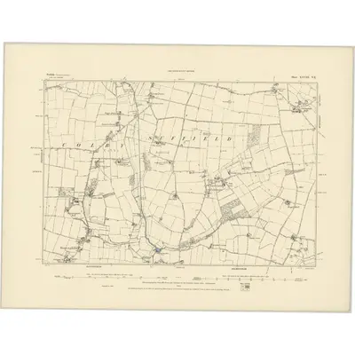 1885 Map of Norfolk XXVIII.NE