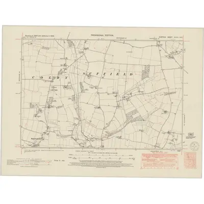 1946 Map of Norfolk XXVIII.NE, 1950 Print