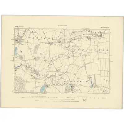 1885 Map of Norfolk XXVIII.NW