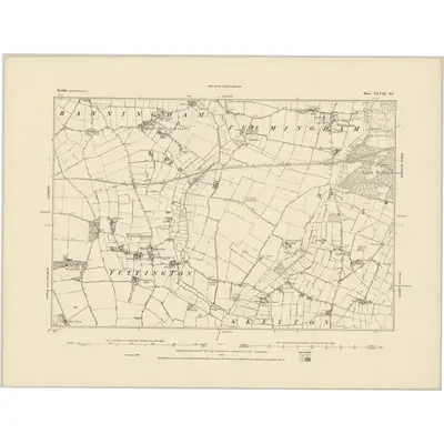 1885 Map of Norfolk XXVIII.SE