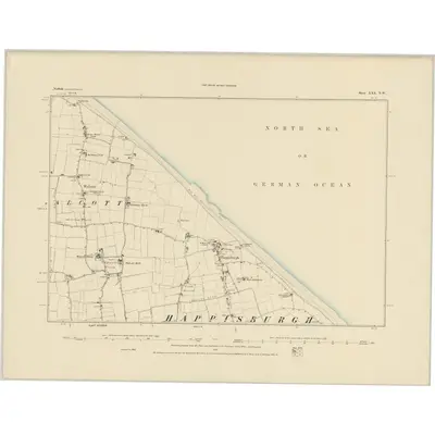 1885 Map of Norfolk XXX.NW