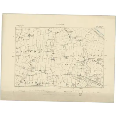 1885 Map of Norfolk XXX.SW