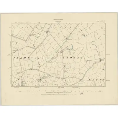1886 Map of Norfolk XXXII.NE