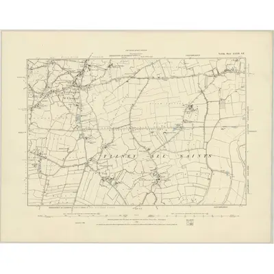 1886 Map of Norfolk XXXII.SE