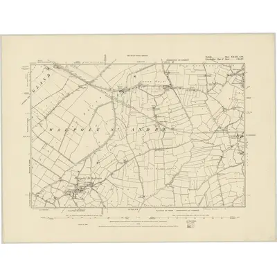 1886 Map of Norfolk XXXII.SW