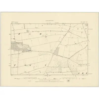 1884 Map of Norfolk XXXIV.NE