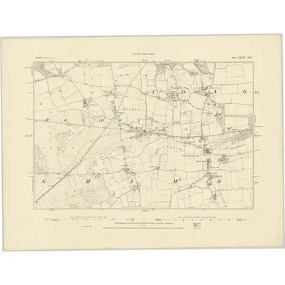 1884 Map of Norfolk XXXIV.NW