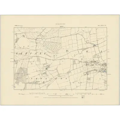 1884 Map of Norfolk XXXIV.SW