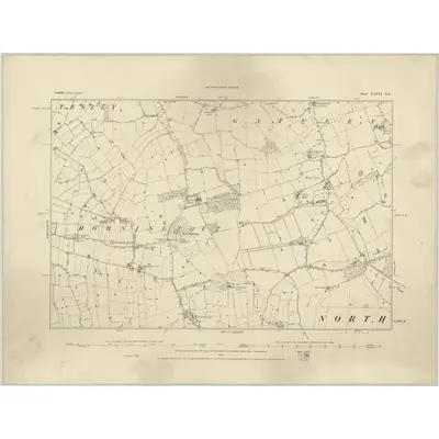1885 Map of Norfolk XXXVI.NE