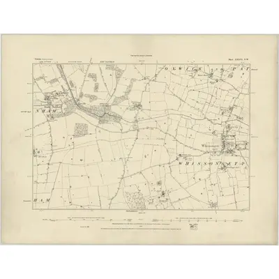 1885 Map of Norfolk XXXVI.NW