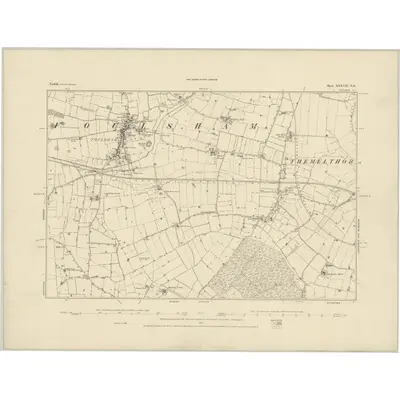 1885 Map of Norfolk XXXVII.NE