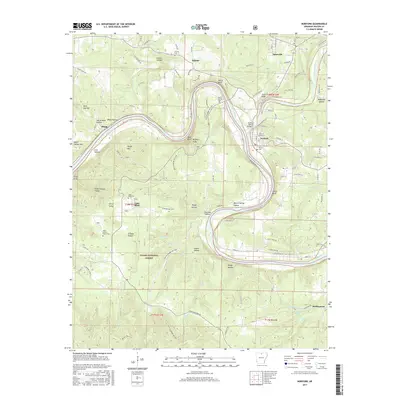 2017 Map of Norfork, 2017 Print