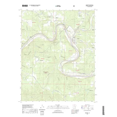 2020 Map of Norfork, 2020 Print