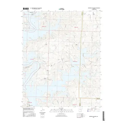 2017 Map of Norfork Dam North, 2017 Print