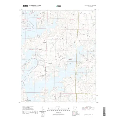 2020 Map of Norfork Dam North, 2020 Print