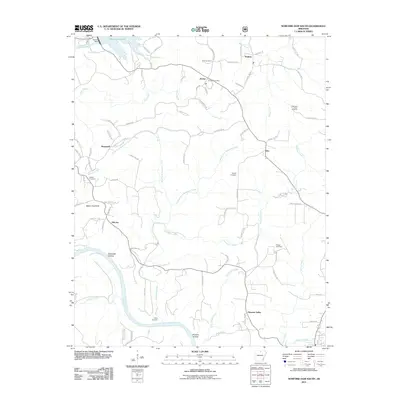 2011 Map of Norfork Dam South, 2011 Print
