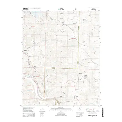2014 Map of Norfork Dam South, 2014 Print