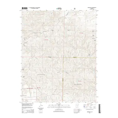 2014 Map of Norfork SE, 2014 Print