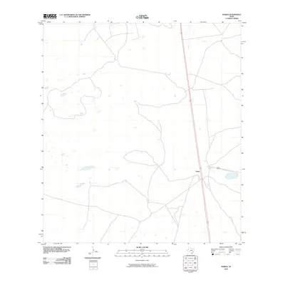 2010 Map of Norias, 2010 Print