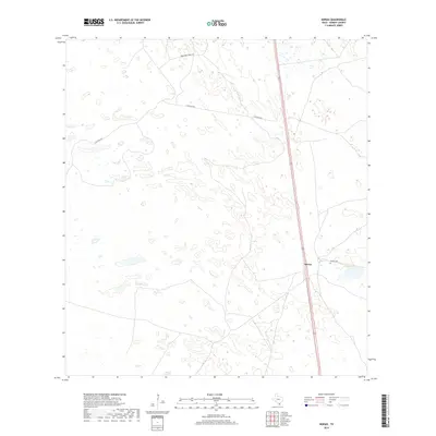 2019 Map of Norias, 2019 Print
