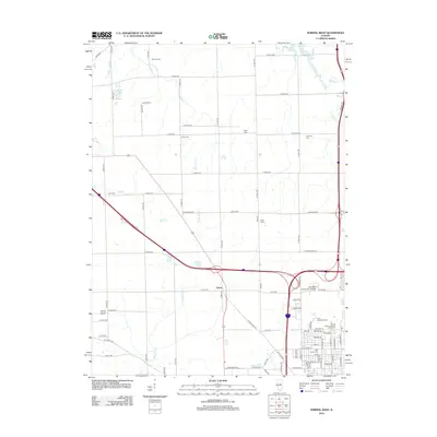 2012 Map of Normal West, 2012 Print