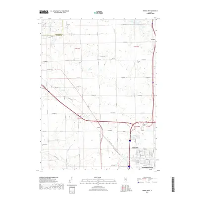 2018 Map of Normal West, 2018 Print