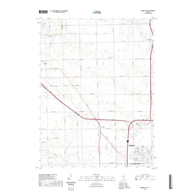 2021 Map of Normal West, 2021 Print