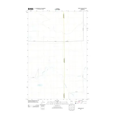 2013 Map of Norman Lake, 2013 Print