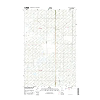 2016 Map of Norman Lake, 2016 Print