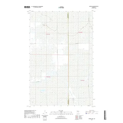 2019 Map of Norman Lake, 2019 Print