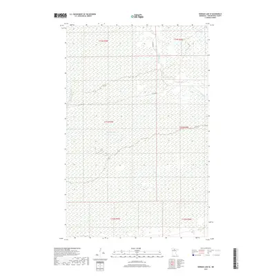 2019 Map of Norman Lake SE, 2019 Print
