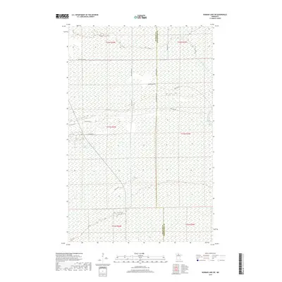 2019 Map of Norman Lake SW, 2019 Print