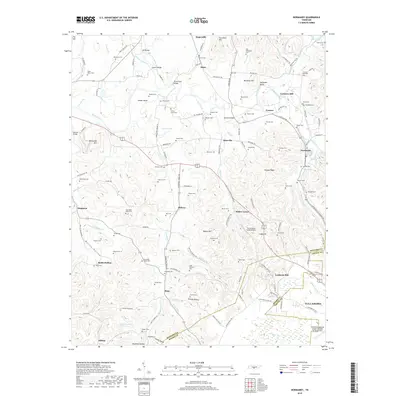 2019 Map of Normandy, 2019 Print