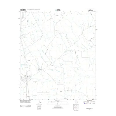 2013 Map of Normangee, 2013 Print