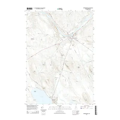 2014 Map of Norridgewock, 2014 Print